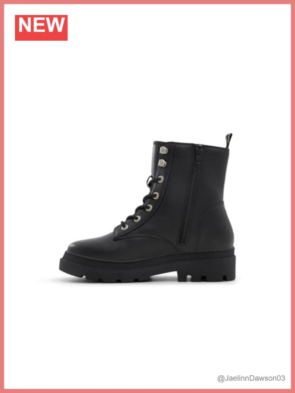 Women's Ankle Boots Block Heel Synthetic Lace-Up Round Toe